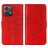 Mobigear Butterfly Housse Motorola Moto G84 Etui Porte-Monnaie - Rouge