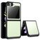 Mobigear Crystal Samsung Galaxy Z Flip 5 Plastique rigide Coque arrière - Transparent / Noir