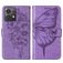 Mobigear Butterfly Housse Motorola Moto G84 Etui Porte-Monnaie - Violet