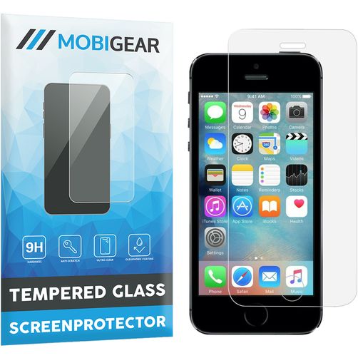 Mobigear iPhone SE (2016) Verre trempé Protection d'écran - Compatible Coque