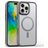 Mobigear Shockproof Coque iPhone 16 Pro MagSafe Coque arrière Rigide - Gris