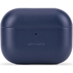 Decoded Coque Cuir véritable pour Apple AirPods Pro 3 - Navy Blue