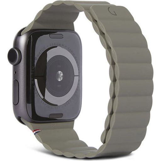 Decoded Magnetic Traction Strap Bracelet Silicone Apple Watch Fermeture magnétique - 49/46/45/44 mm - Olive