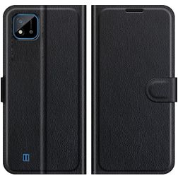 Mobigear Classic Housse Realme C11 (2020) Etui Porte-Monnaie - Noir