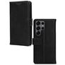 Mobilize Wallet Housse Samsung Galaxy S26 Ultra Etui en Cuir Véritable Porte-Monnaie - Noir