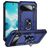 Mobigear Armor Ring Google Pixel 10 Pro XL Plastique rigide Coque arrière Antichoc avec bague de maintien - Bleu