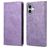 Mobigear Wallet Housse iPhone 16 Etui Porte-Monnaie - Violet