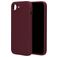 Mobiparts Coque iPhone 16e Coque arrière en Silicone - Plum Red