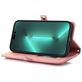Mobigear Zipper Housse iPhone 14 Pro Etui Porte-Monnaie - Rose doré