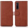 Mobigear Wallet Housse Sony Xperia 1 V Etui Porte-Monnaie - Marron