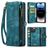 Caseme 008 Housse iPhone 14 Pro Max Etui avec Coque Détachable Porte-Monnaie - Bleu