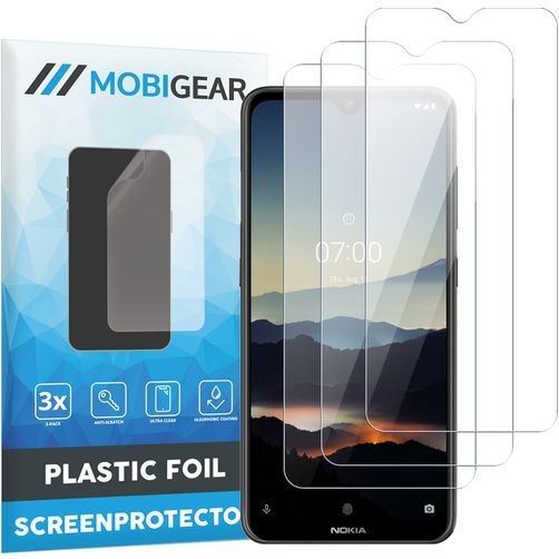 Mobigear Nokia 7.2 Protection d'écran Film - Compatible coque (Lot de 3)