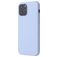 Mobigear Rubber Touch Coque iPhone 12 Coque arrière en Silicone - Bleu