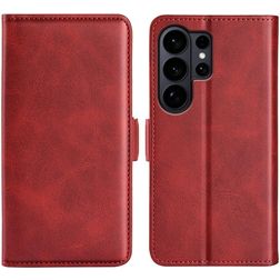 Mobigear Slim Magnet Housse Samsung Galaxy S26 Ultra Etui Porte-Monnaie - Rouge