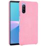 Mobigear Croco Coque Sony Xperia 10 III Coque arrière Rigide - Rose