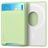 Mobigear Pocket Porte-cartes Silicone - 2 cartes - Compatible MagSafe - Vert