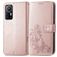 Mobigear Clover Housse Xiaomi 12X Etui Porte-Monnaie - Rose doré