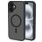 Mobiparts Hardcover Coque iPhone 16 Plus MagSafe Coque arrière Rigide - Satin Black