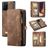 Caseme 008 Housse Samsung Galaxy Note 20 Ultra Etui avec Coque Détachable Porte-Monnaie - Marron