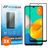 Mobigear Premium Samsung Galaxy M32 4G Verre trempé Protection d'écran - Compatible coque - Noir (Lot de 3)