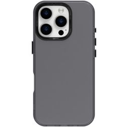Mobigear Crystal Coque iPhone 16 Pro Coque arrière Rigide - Noir