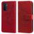 Mobigear Flowers Housse OPPO A74 5G Etui Porte-Monnaie - Rouge