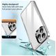 Mobigear Crystal Coque iPhone 14 Plus Coque arrière Rigide - Transparent / Gris