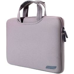 Mobigear Neon Sacoche Ordinateur portable en Neoprène 13 - 14 Pouces Sacoche ordinateur + Poignée - Gris