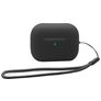 Mobigear Lanyard Coque Apple AirPods Pro 2 Coque en Silicone Souple - Noir