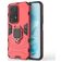 Mobigear Armor Ring Coque HONOR 200 Lite Coque arrière Rigide Anti-Chocs avec Anneau-Support - Rouge