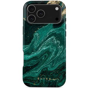Burga Tough Coque iPhone 17 Pro Max MagSafe Coque arrière Rigide Anti-Chocs - Emerald Pool