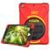 Mobigear SureGrip XGuard Coque iPad 6 (2018) Coque arrière en Plastique rigide,Silicone + Support Amovible - Rouge