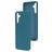 Mobiparts Coque Samsung Galaxy A14 Coque arrière en Silicone - Blueberry Blue