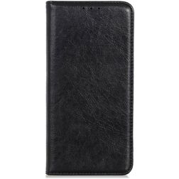 Mobigear Classic Elegance Housse Samsung Galaxy S22 Ultra Etui Porte-Monnaie - Noir