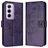 Mobigear Butterfly Housse OPPO Reno 12 Pro Etui Porte-Monnaie - Violet
