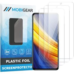 Mobigear POCO X3 Pro Protection d'écran Film - Compatible Coque (Lot de 3)