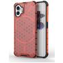 Mobigear Honeycomb Nothing Phone (2) Plastique rigide Coque arrière Antichoc - Rouge