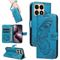 Mobigear Butterfly Housse Xiaomi 15T Etui Porte-Monnaie - Bleu