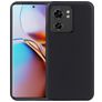 Mobigear Colors Coque Motorola Edge 40 Coque arrière en TPU Souple - Noir