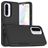 Mobigear Heavy Armor Coque Samsung Galaxy A36 Coque arrière Rigide Anti-Chocs - Noir
