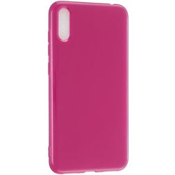 Mobigear Colors Coque Huawei Y7 Pro (2019) Coque arrière en TPU Souple - Rouge