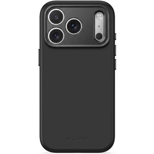 Decoded AntiMicrobial Coque iPhone 18 Pro MagSafe Coque arrière en Silicone - Carbon Black