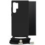 Mobilize Lanyard Gelly Samsung Galaxy S23 Ultra Coque avec cordon en TPU Souple - Noir