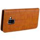 Mobigear Wallet Housse Samsung Galaxy A8 (2018) Etui Porte-Monnaie - Cognac