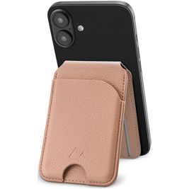 My Style Magnet Card - Porte Cartes en - 5 Cartes - Compatible MagSafe - Soft Pink