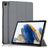 Mobigear Tri-Fold Coque Samsung Galaxy Tab A9 Plus (2023) Etui - Gris