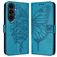 Mobigear Butterfly Housse Samsung Galaxy S26 FE Etui Porte-Monnaie - Bleu