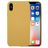 Mobigear Colors Coque iPhone X Coque arrière en Silicone - Jaune