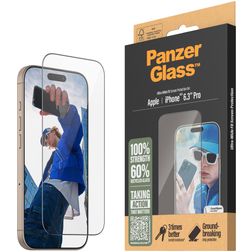 PanzerGlass Ultra-Wide Fit iPhone 16 Pro Verre trempé Protection d'écran - Compatible Coque