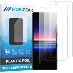 Mobigear Sony Xperia 1 IV Protection d'écran Film - Compatible Coque (Lot de 3)